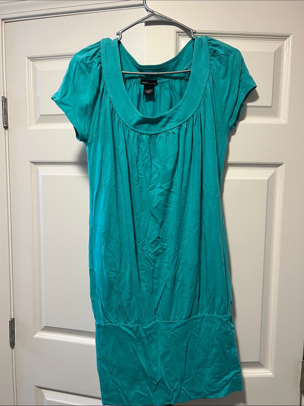 Moda International teal dress